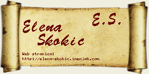 Elena Skokić vizit kartica